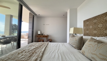 Resa Estates Ibiza apartment for sale te koop zeezicht sea views Cala gracio bedroom 2.jpeg